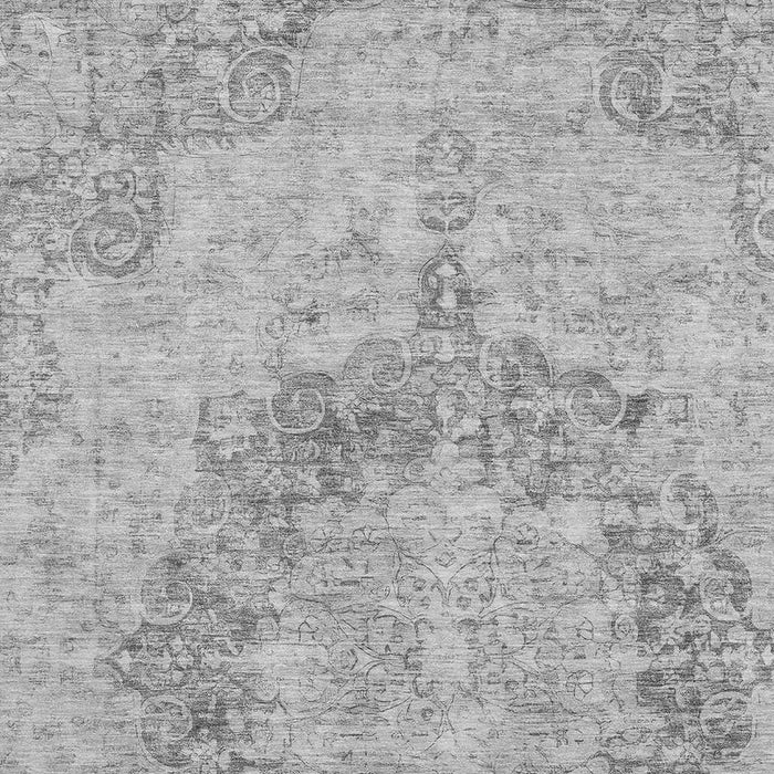 10' X 14' Oriental Washable Area Rug With UV Protection (692334) - Silver / Gray