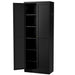 Giga kitchen pantry accent cabinet with four adjustable shelves and a sturdy freestanding design for organized storage.