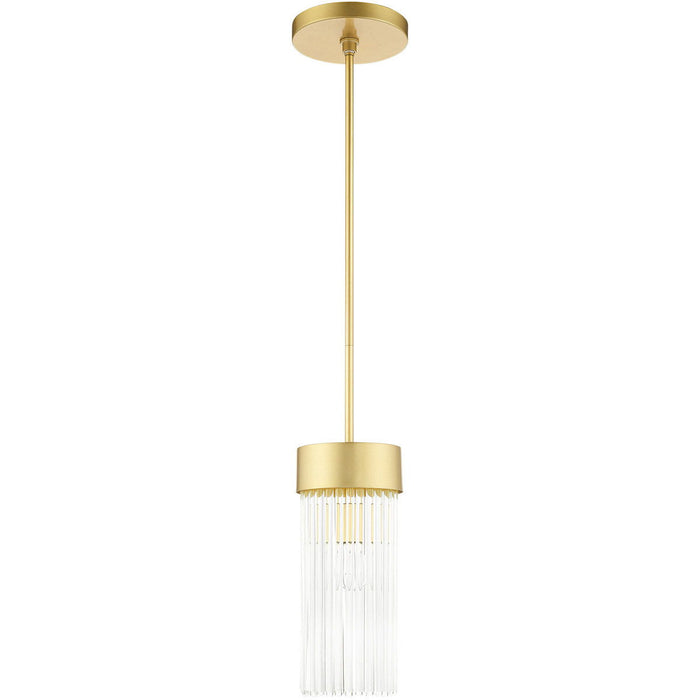 Dimmable Chandelier With Shades - Gold