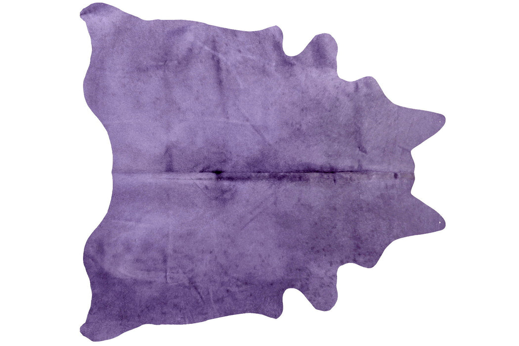 6' x 7' Cowhide Cowhide Area Rug - Purple