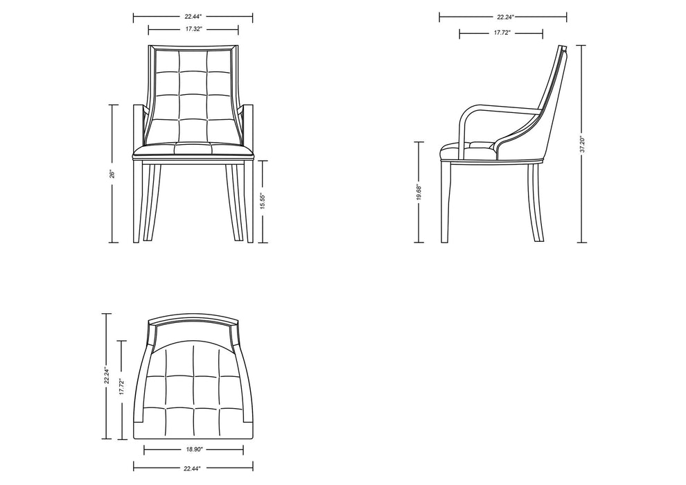 Manhattan Fifth Avenue - Dining Arm Chair