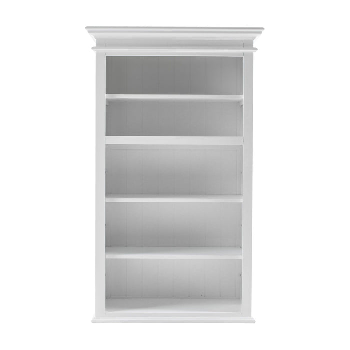 Adjustable Four Tier Bookcase (397126) - White