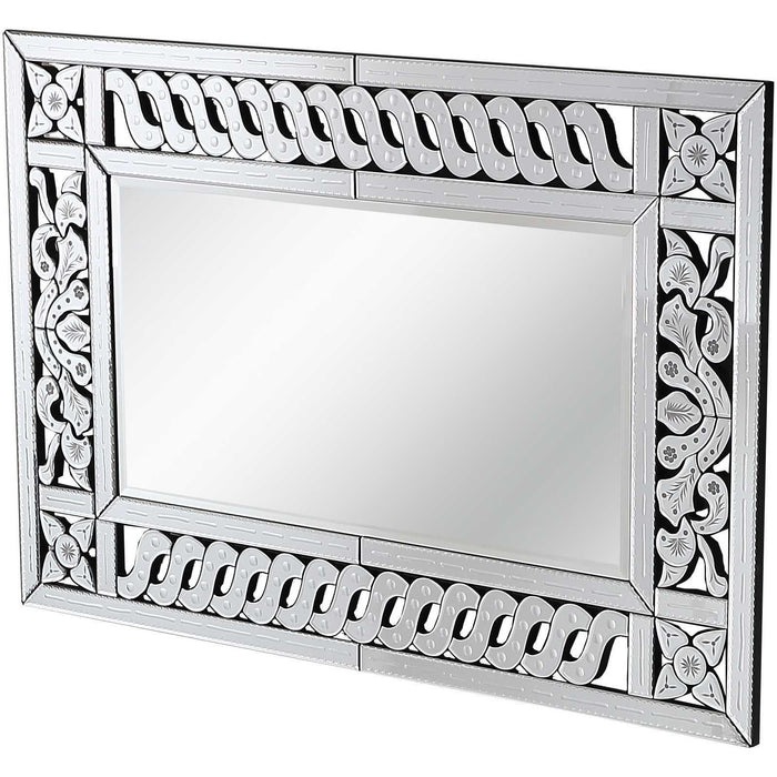 32" Framed Accent Mirror - Clear
