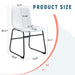 Set of Giga classic stylish chairs suitable for modern minimalist and industrial environments, featuring sleek design and sturdy construction.
