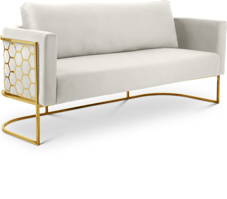Casa - Sofa with Gold Legs