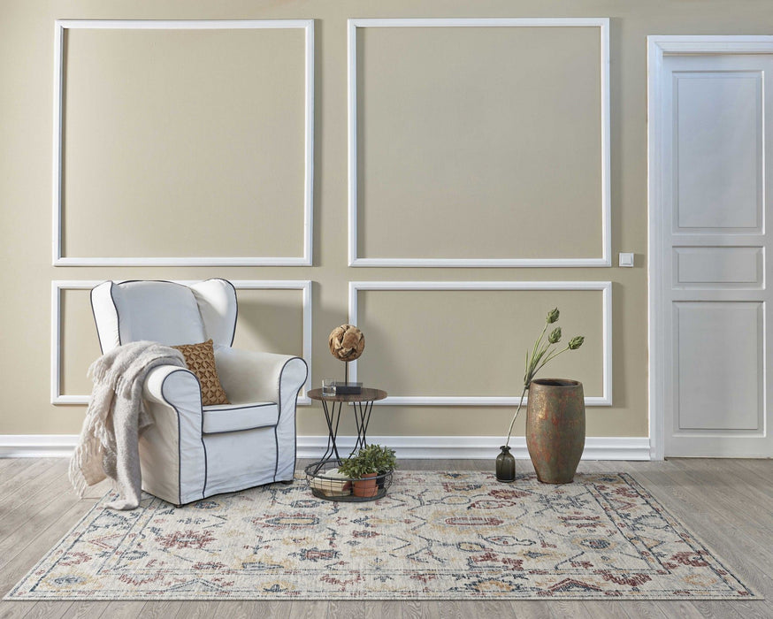 78" x 114" Wool Rug - Ivory