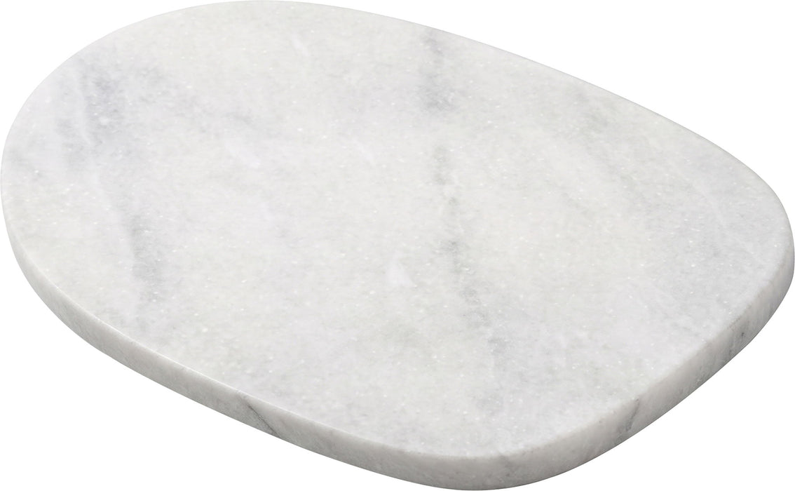 Marble decorative tray by Meridian Furniture featuring a smooth, polished surface and elegant design perfect for home decor.