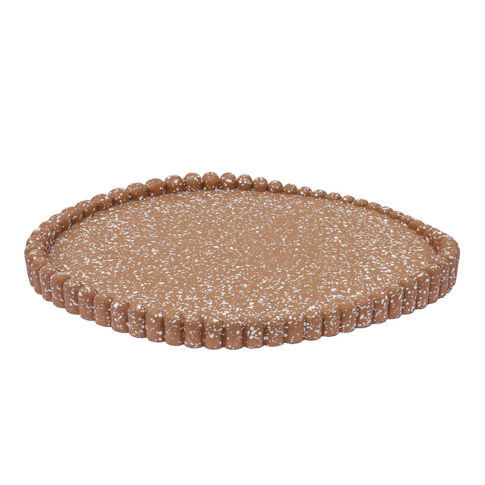 TOV Furniture Alna catchall tray in neutral finish, rectangular design for organizing small items on a table or countertop.