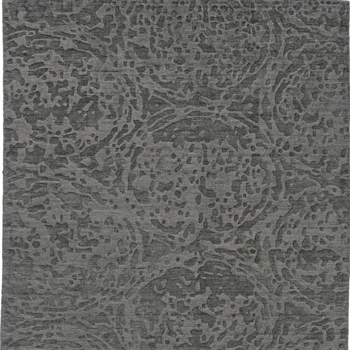 6' x 9' Abstract Hand Woven Area Rug - Gray