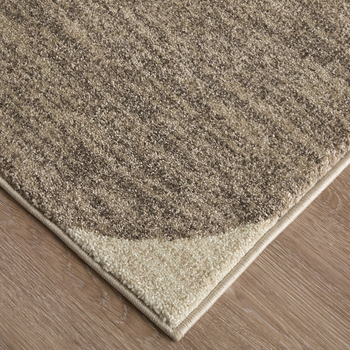 8' X 10' Checke Area Rug - Ivory