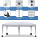 Giga 10x20 ft portable pop-up canopy with removable sidewalls, carry bag, and weight bags for outdoor parties and events.
