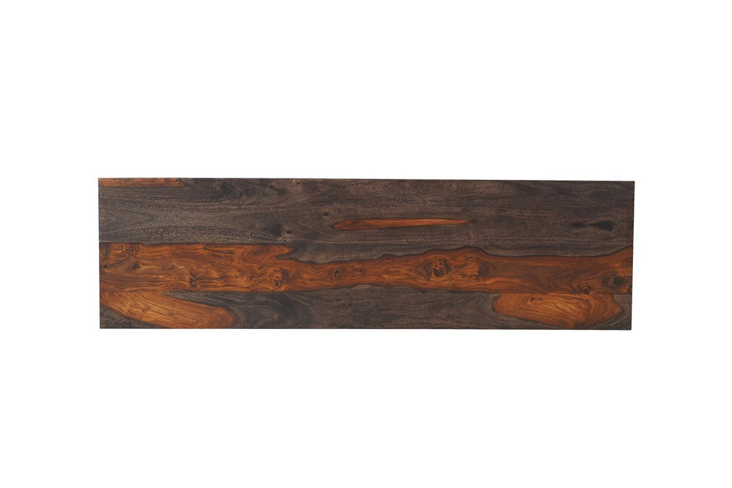 Pedestal Console Table - Mahogany