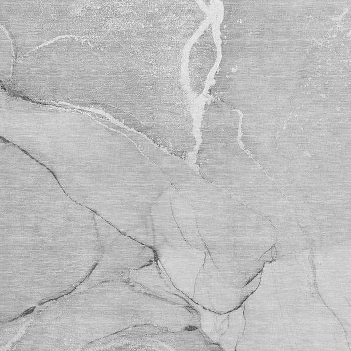 9' X 12' Abstract Washable Area Rug With UV Protection (646965) - Gray / Ivory