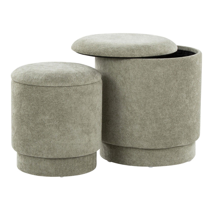 Marla - Upholstered Ottoman Set (Set of 2)