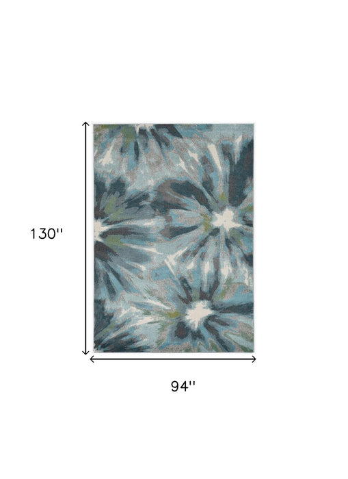 8' x 11' Area Rug - Teal