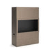 Midnight Mountain freestanding fireplace fire pit in light brown by Signature Design by Ashley®