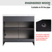 Contemporary Giga freestanding bathroom vanity with resin sink and soft-close cabinet doors, modern and sleek design.