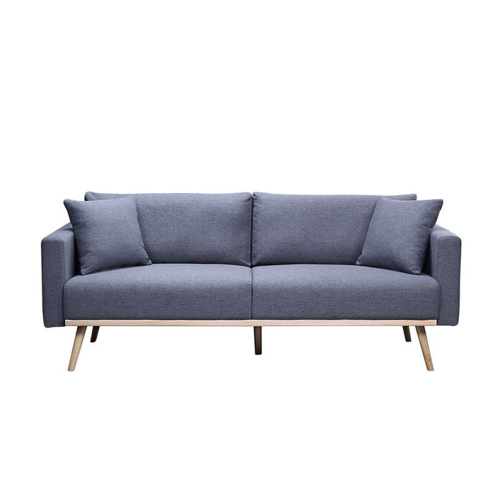 Easton - Fabric Living Room Set With USB Charging Ports Pockets And Pillows (Set of 2)
