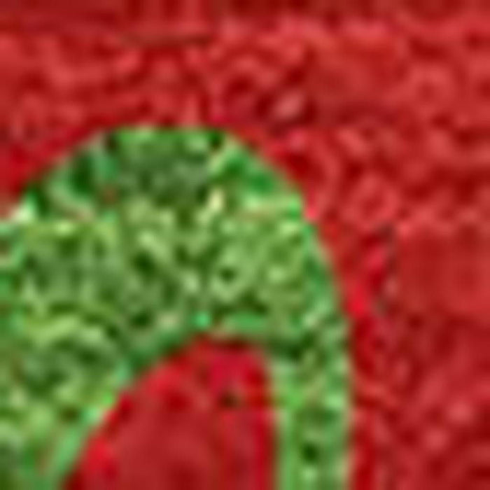 10' X 14' Polka Dot Washable Area Rug With UV Protection (701665) - Red / White / Green