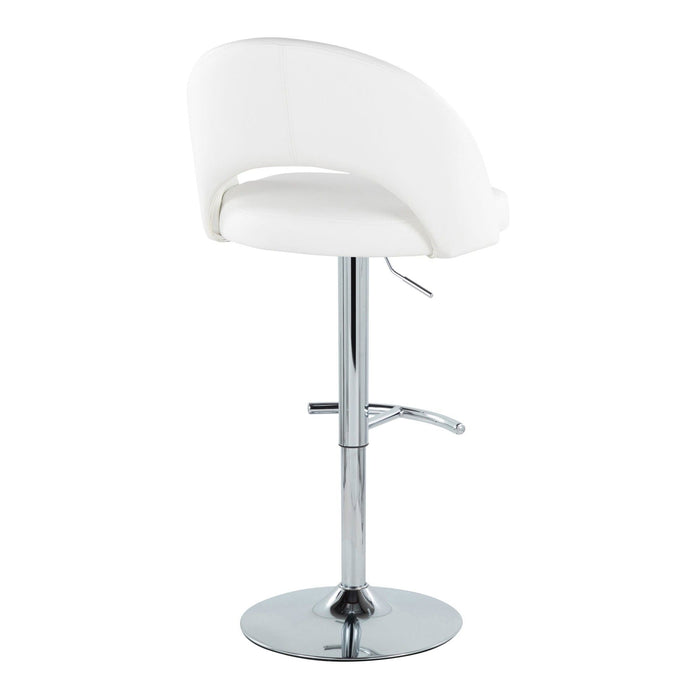 Renee - Adjustable Barstool (Set of 2) - Chrome Base