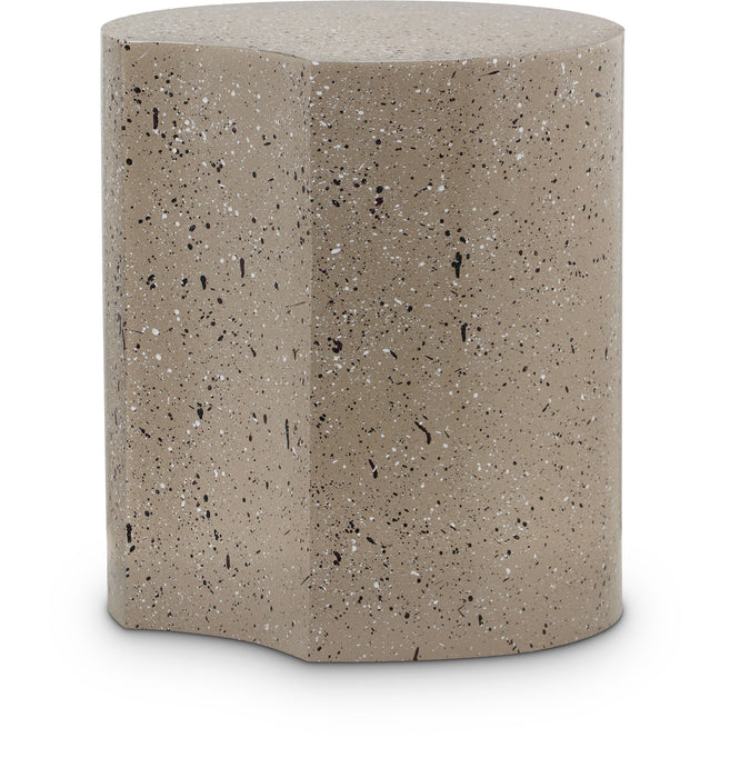 Dimple - End Table - Terazzo Finish