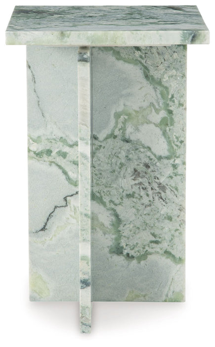 Deaconwell - Accent Table - White / Green