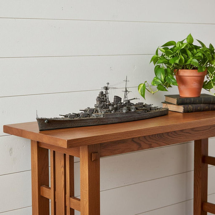 Hand Painted Model Boat (624289) - Dark Gray