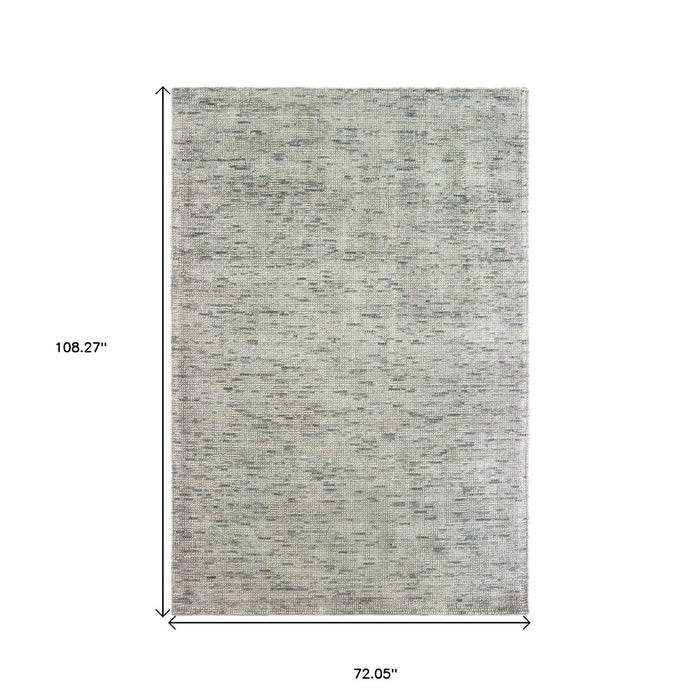 6' X 9' Hand Tufted Area Rug - Stone And Gray