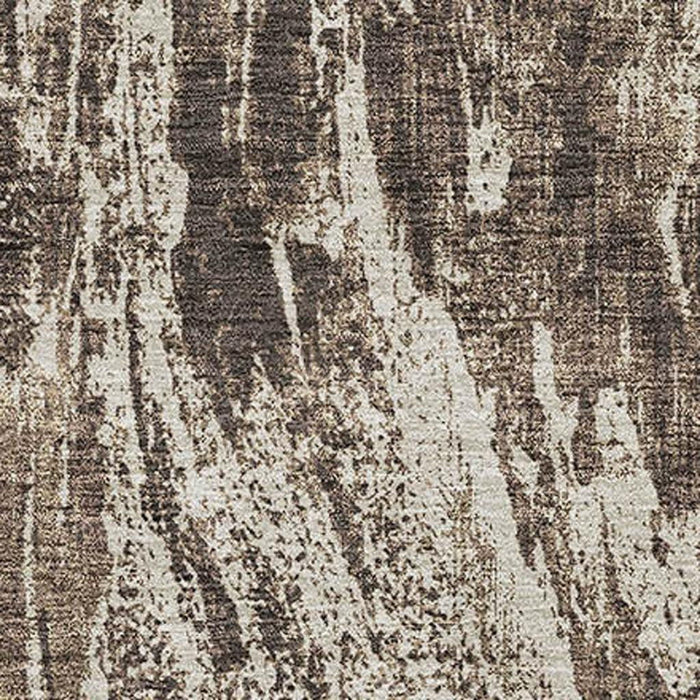 10' X 14' Abstract Washable Area Rug With UV Protection (676776) - Brown / Beige