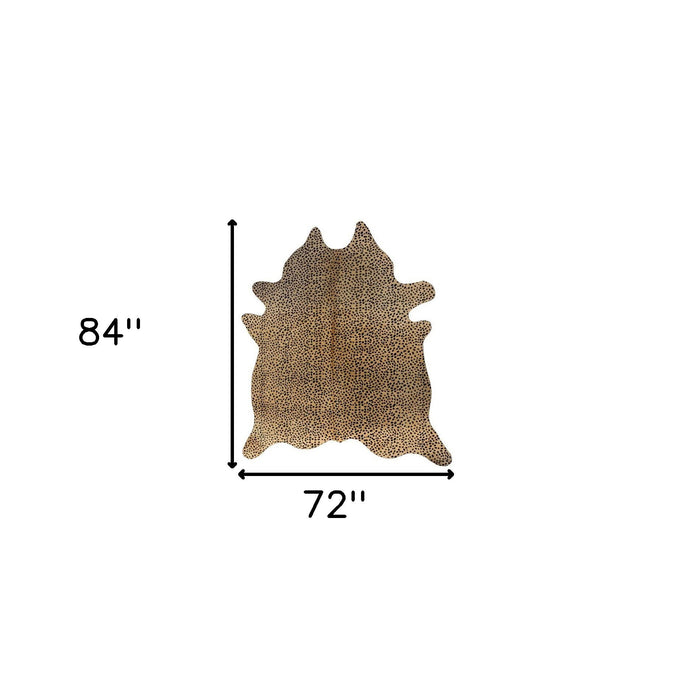 72" x 84" Cowhide Rug - Cheetah