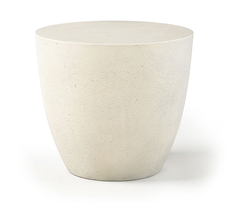 Reggio - Concrete Indoor / Outdoor End Table - Cream