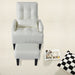 Giga living room sofa single chair and ottoman set, fabric recliner with adjustable angles and sofa bed function, in modern design.
