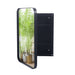 Giga recessed metal framed medicine cabinet with mirror and adjustable shelves for bathroom wall storage