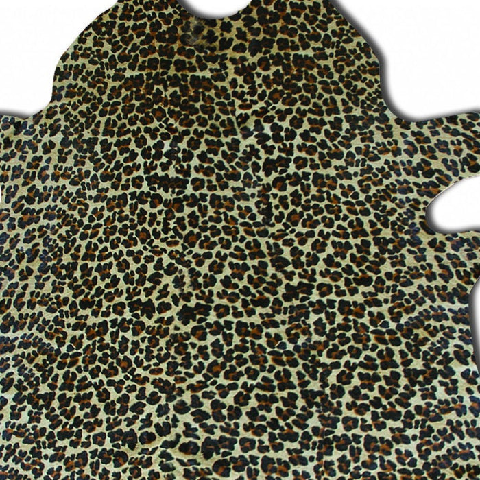 60" x 84" Cowhide Area Rug - Leopard