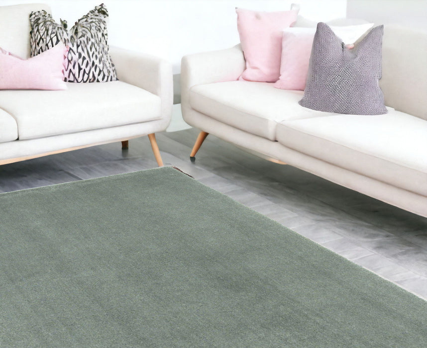 9' x 13' Indoor Shag Rug - Slate Blue