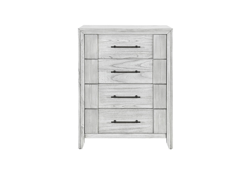 Elsie - 5 Piece Queen Bedroom Set - Light Gray
