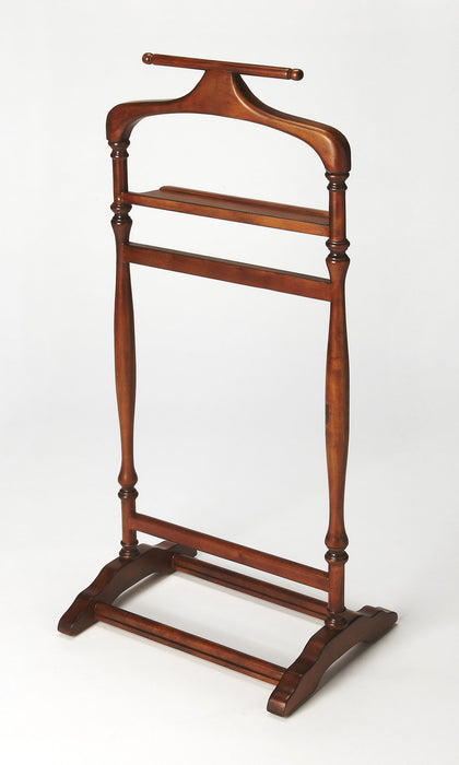 Judson Olive Ash Burl Valet Stand - Brown