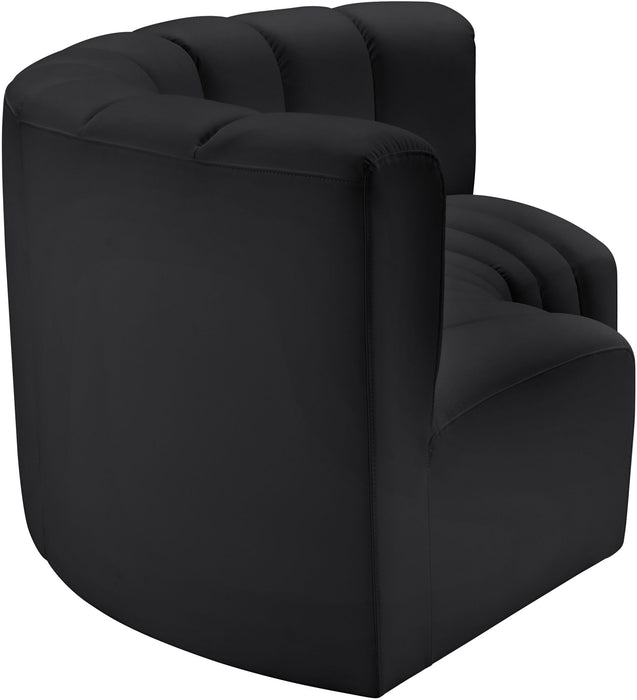 Arc - Faux Leather 3 Piece Modular U-Shaped Sofa