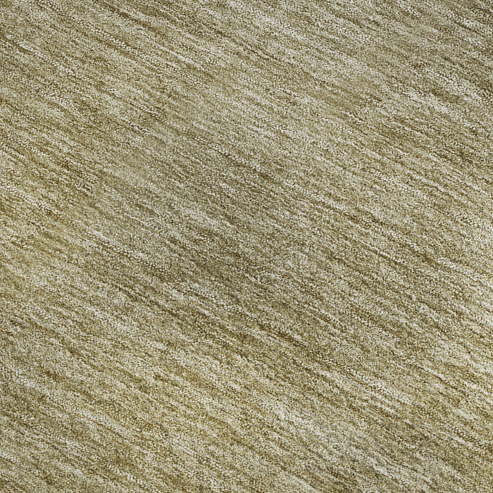 10' X 14' Ombre Washable Area Rug With UV Protection - Gold And Beige