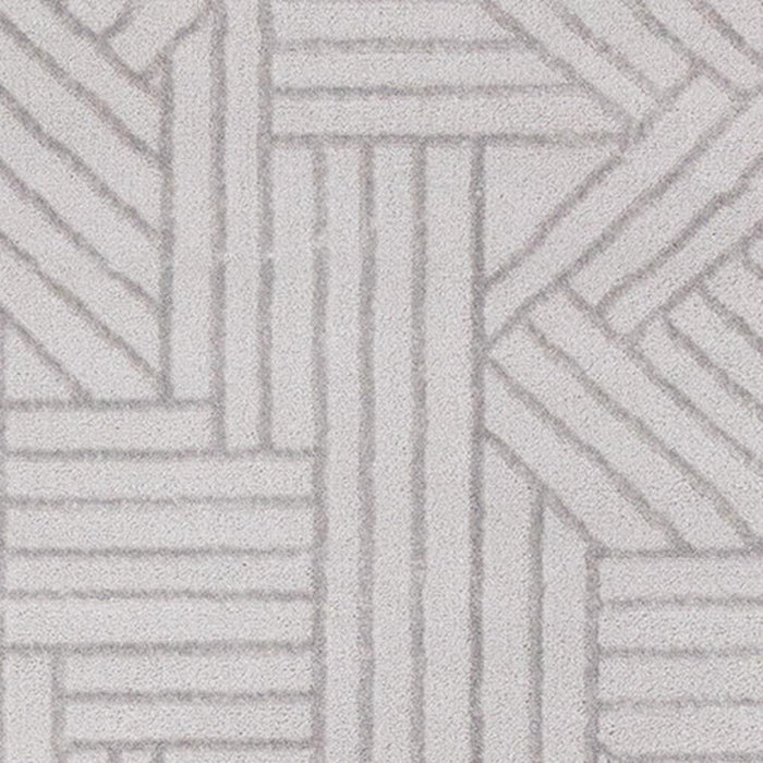 8' X 11' Geometric Area Rug (661311) - Gray / Beige