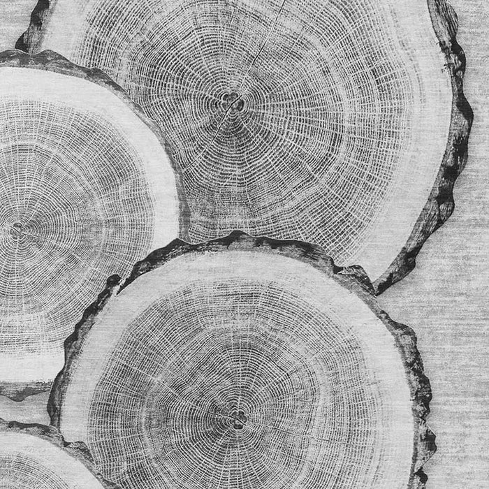 8' X 10' Woodland Lodge Washable Area Rug With UV Protection (649928) - Gray / Ivory