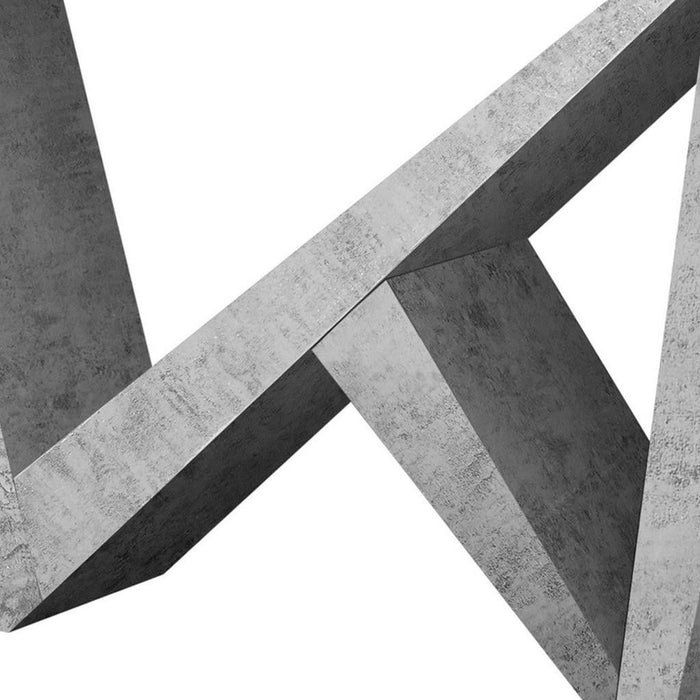 Abstract Console Table - Gray