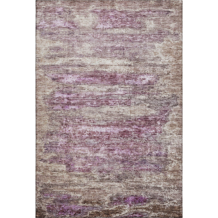 10' X 14' Abstract Washable Area Rug With UV Protection (688297) - Blush / Ivory