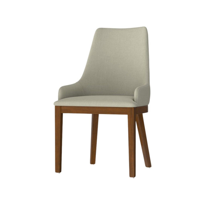 Wood Dining Parsons Chairs (Set of 2) - Natural / Walnut