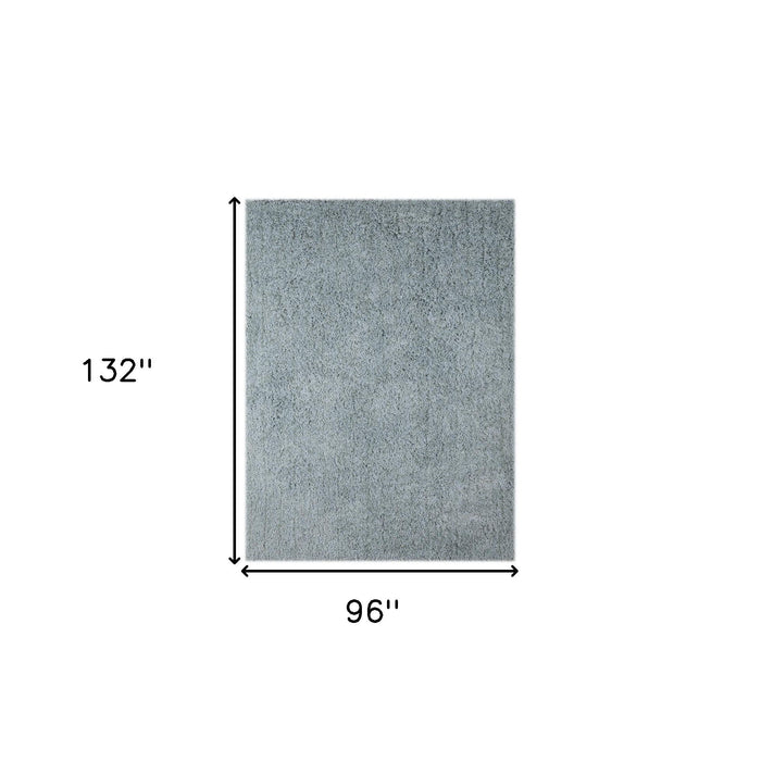 8' X 11' Shag Area Rug - Sky Blue