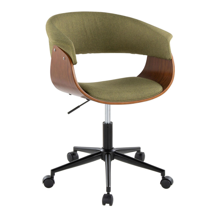 Vintage Mod - Office Chair - Walnut Base