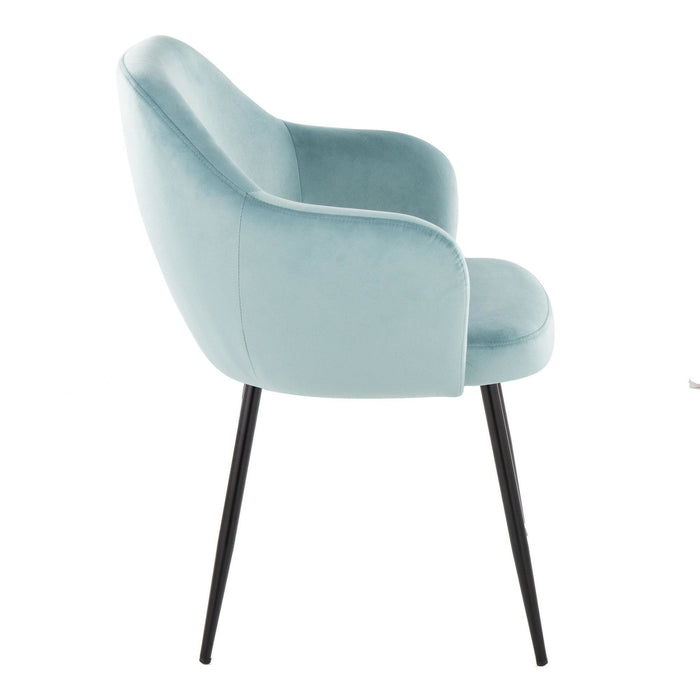 Buena - Dining Chair (Set of 2) - Black Metal Legs