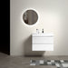 Giga Alice wall-mounted bathroom vanity with large storage, one-piece sink basin, modern floating design without drain or faucet