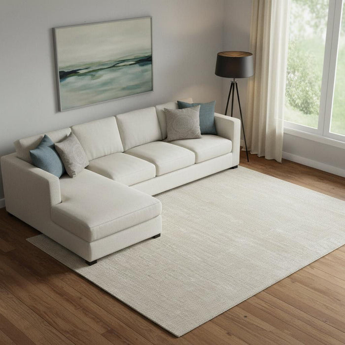 12' X 15' Hand Woven Area Rug (721474) - Ivory