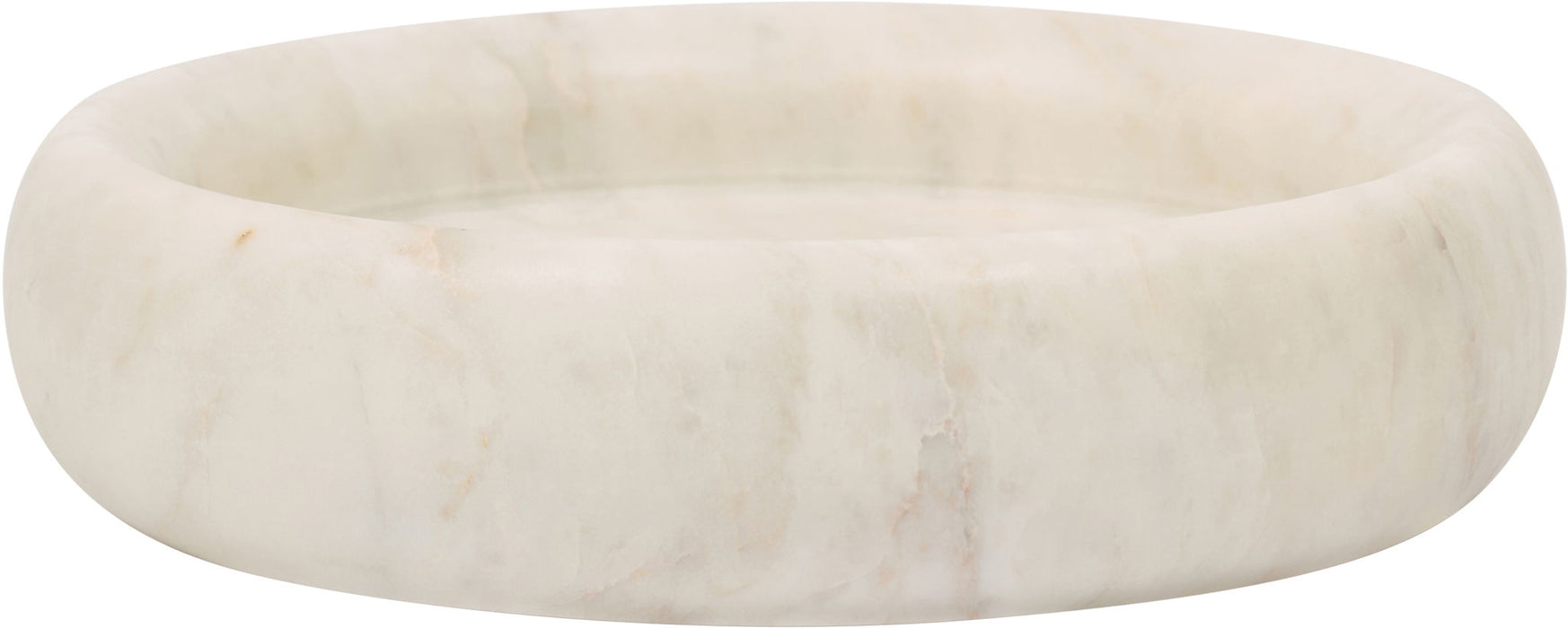 Marble tray by Meridian Furniture featuring a smooth, polished surface and elegant natural stone pattern.